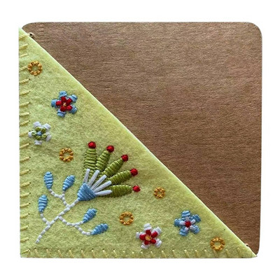 Gėlės Siuvinėjimas Žymės Knygų kampelis Apsauga draugams Elegantiškas veltinis Gėlių kampelis Popieriaus segtukas Kanceliarinės prekės Dovana studentams