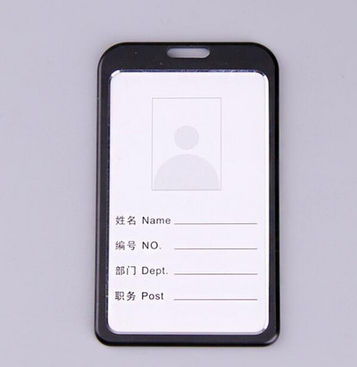 Βάση κάρτας από κράμα αλουμινίου με λουράκι με κορδόνι Προσωπικό Κάρτα εργασίας Κάρτα ταυτότητας Κάτοχος σήματος Κάρτα πρόσβασης μανίκι κάρτας Επαγγελματικές προμήθειες