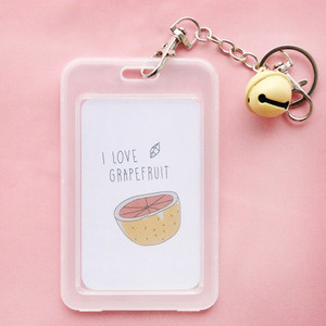 LITZY Kawaii kaktusa nozīmītes kartes turētājs ar zvaniņu biroja skolas nozīmītes turētājam Medmāsas ārsta identifikācijas karte atslēgu piekariņa Porte emblēma
