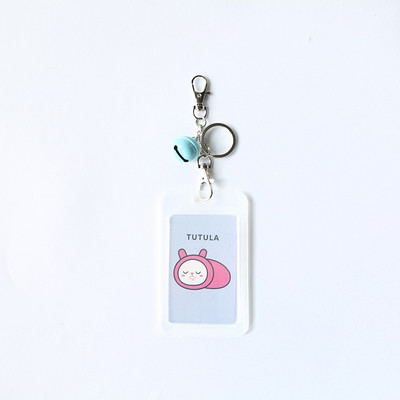 LITZY Kawaii kaktusa nozīmītes kartes turētājs ar zvaniņu biroja skolas nozīmītes turētājam Medmāsas ārsta identifikācijas karte atslēgu piekariņa Porte emblēma