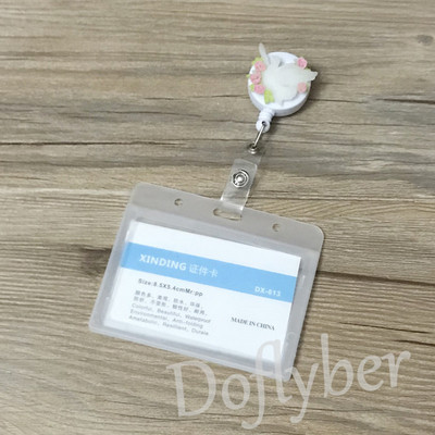 Vaivorykštės balandis medicinos seselė Gydytojas studento ženklelio ritė ID Vardo kortelės laikiklis Ištraukiamas atatrankos Yoyo Ski Pass kortelės ženklelis Biuro produktai