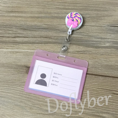 Vaivorykštės balandis medicinos seselė Gydytojas studento ženklelio ritė ID Vardo kortelės laikiklis Ištraukiamas atatrankos Yoyo Ski Pass kortelės ženklelis Biuro produktai