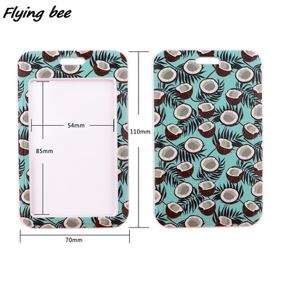 Flyingbee X1722 Fruit Coconut Nyakpánt Zsinór Kulcsokhoz Személyi igazolvány Edzőterem Mobiltelefon szíjak USB jelvénytartó Barkács akasztókötél