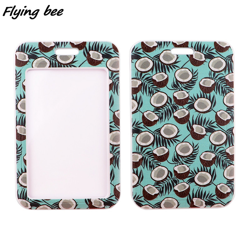 Flyingbee X1722 Fruit Coconut Връзка за врата за ключове ID Card Gym Мобилен телефон Презрамки USB държач за значка Направи си сам Въже за окачване