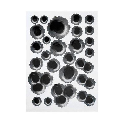 1 vnt. Automobilių lipdukai 3D kulkos skylės Juokingi lipdukai Automobilių dangteliai Motociklo įbrėžimams tikroviški kulkos skylės vandeniui atsparūs lipdukai