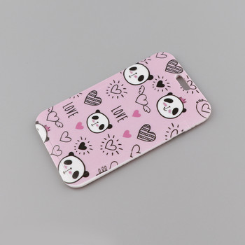 ER1915 Pink Kawaii Panda Lanyard Card ID Car Key Chain ID Card Pass Gym Phone Badge Детски ключодържател Бижута