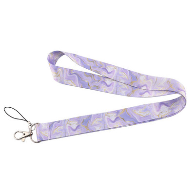 Ransitute R2584 Exquisite Marble Ripples Lanyard Hitelkártya azonosító jelvény Női Utazási Bank Busz névjegykártya borító jelvény