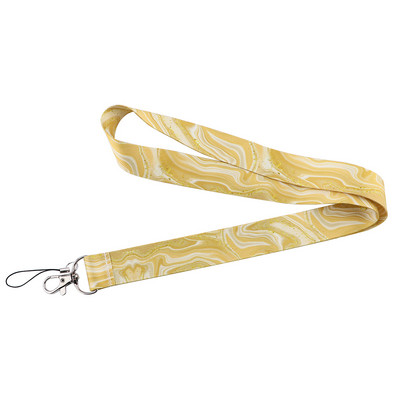 Ransitute R2584 Exquisite Marble Ripples Lanyard Hitelkártya azonosító jelvény Női Utazási Bank Busz névjegykártya borító jelvény