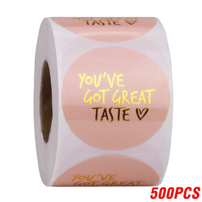 100-500db Arany betűtípus Köszönöm matricák Kraft Fesztivál Dekoratív matricák Címkék Boríték Karácsonyi matricák Scrapbooking