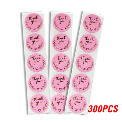 100-500db Arany betűtípus Köszönöm matricák Kraft Fesztivál Dekoratív matricák Címkék Boríték Karácsonyi matricák Scrapbooking