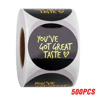 100-500db Arany betűtípus Köszönöm matricák Kraft Fesztivál Dekoratív matricák Címkék Boríték Karácsonyi matricák Scrapbooking