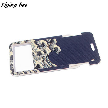Flyingbee X1678 Waves Fashion Buckle Lanyards ID Badge Holder Bus Pass Case Cover Slip Bank Credit Card Holder Lant Cardholder