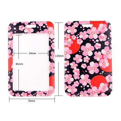 Flyingbee X2162 Cherry Blossoms zsinór kulcs nyakpánthoz Zsinór kártya azonosító jelvénytartó kulcstartó kulcstartó akasztókötél kulcstartók