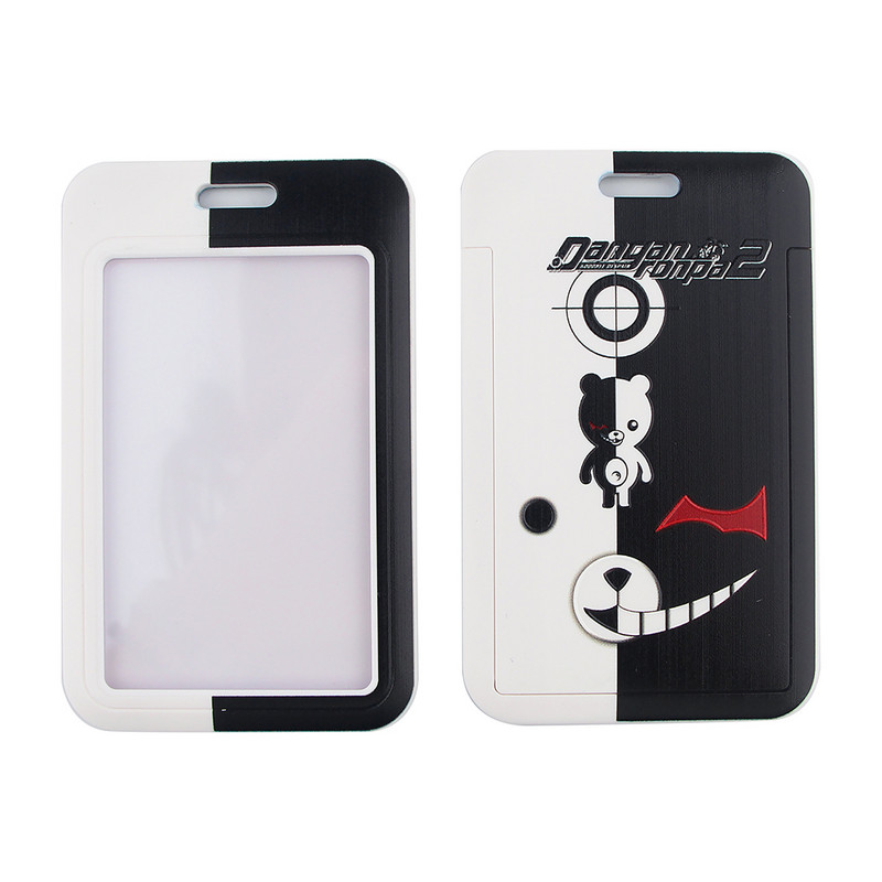 ER676 Готино аниме мечка Карикатура Държач за ремък за карта Ученик Висящ врат Мобилен телефон Значка за ремък Притежател на карта за достъп до метрото