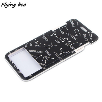 Flyingbee X1339 Constellation Fashion Lanyard ID Badge Holder Bus Pass Case Cover Slip Банков държач за кредитна карта Каишка Cardholder