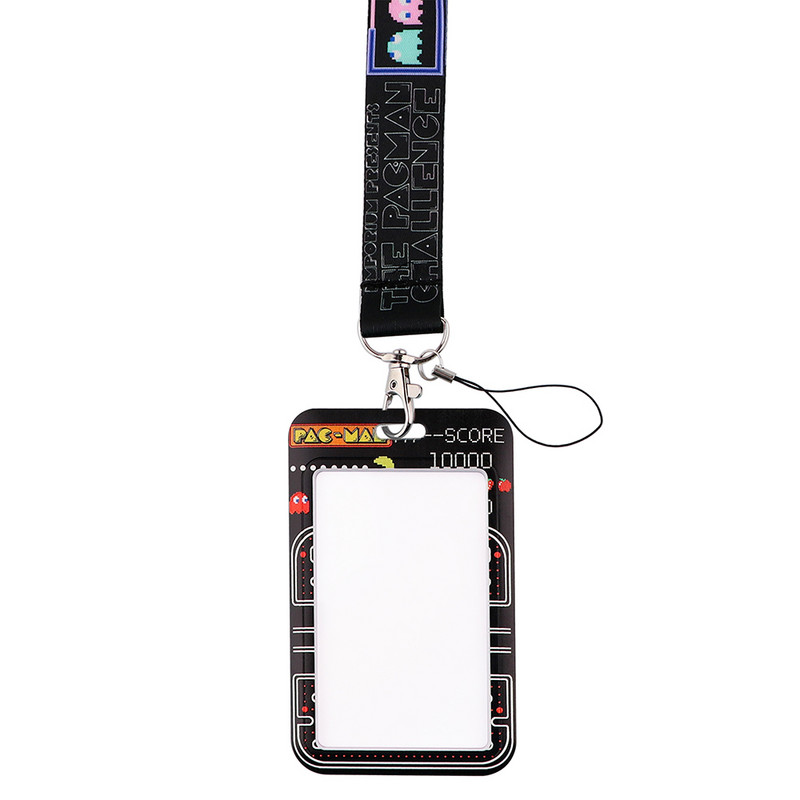 Ransitute R2576 Cartoon Kreativni držač kartice za vrpcu Studentski viseći oko vrata Značka za vrpcu za mobilni telefon Držač kartice za pristup podzemnoj željeznici