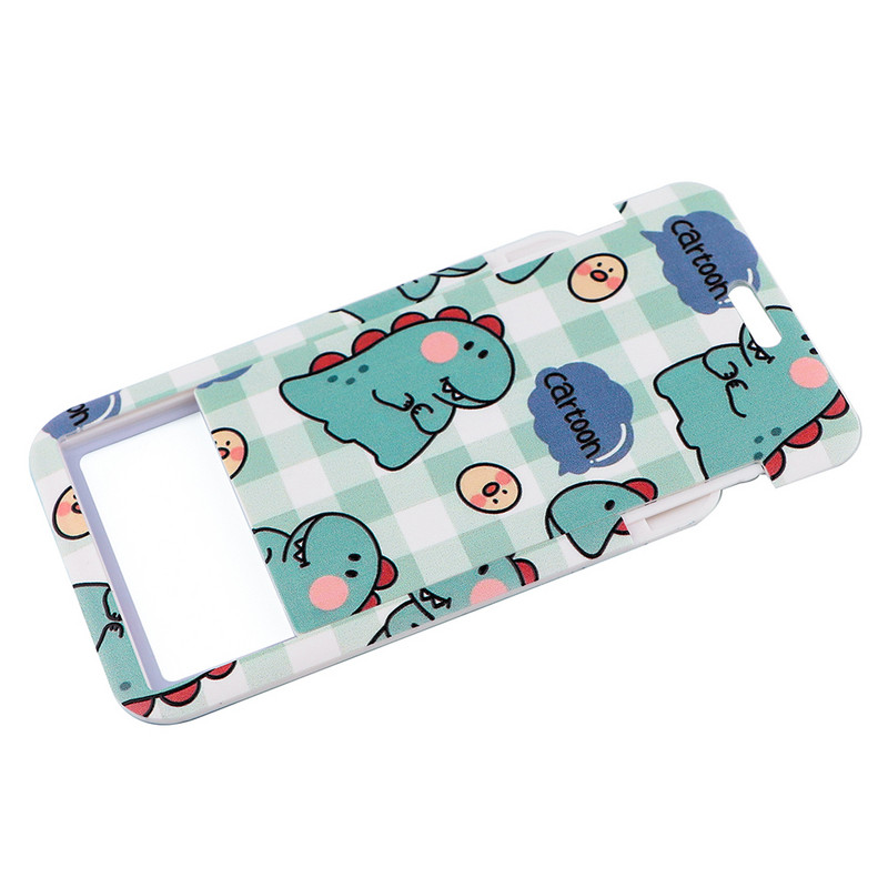 ER1653 Kawaii Dinosaur Lanyard Държач за карти Ученик Висящ врат Мобилен телефон Значка за шнур Държач на карти за достъп до метрото