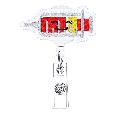 1 vnt 360° medicinos reikmenų stiliaus ištraukiama ženklelio ritė, skirta slaugei ir gydytojo kortelės turėtojui Biuro ir ligoninės reikmenų vardo kortelė