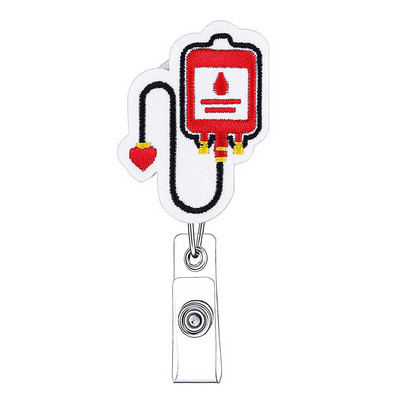 1 vnt 360° medicinos reikmenų stiliaus ištraukiama ženklelio ritė, skirta slaugei ir gydytojo kortelės turėtojui Biuro ir ligoninės reikmenų vardo kortelė