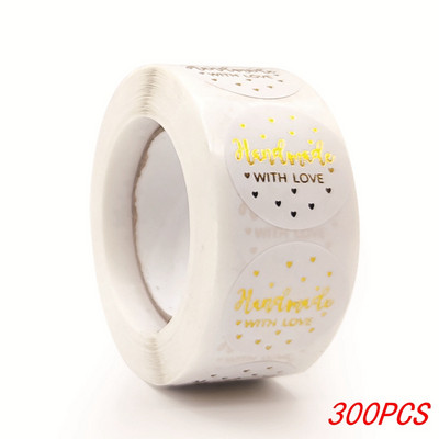 100-500 db 1 hüvelykes/2,5 cm-es arany köszönet matricák ajándékkártya-dobozhoz, bulicsomagoláshoz, pékáru díszítéséhez, kisvállalkozásokhoz