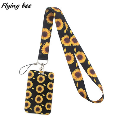 Flyingbee X1986 Sunflowers Bank hitelkártya-tartó Pénztárca Buszazonosító Név Munkakártya-tartó Diákigazolvány borító névjegykártyához