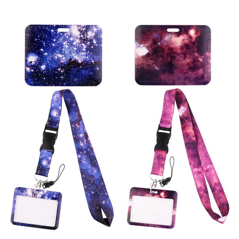 Ransitute R2294 Horizontal Direction Layard Credit Card ID Holder Значка Студент Жени Пътуване Банка Автобус Значка на капака на визитка