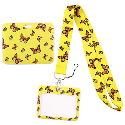 Ransitute R1994 Donut Daisy citrom zsinór Vízszintes irányú azonosító jelvénytartó edzőterem telefonszíj USB jelvénytartó barkács akasztókötél
