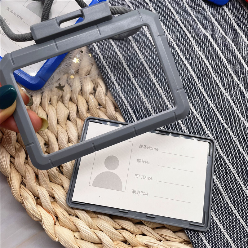 Asmens tapatybės kortelių laikiklis Vizitinių kortelių laikiklis Stalo priedai Fotokortelių laikiklis Organizatoriaus segtukas ABS biuro reikmenų raštinės reikmenų laikiklis