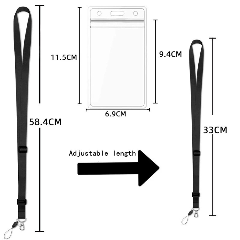 1 vnt. Įvairių spalvų ištraukiamas kaklo dirželis, ženklelio laikiklis Kreditinės kortelės ID laikiklis Studentų slaugytojo biuro reikmenys