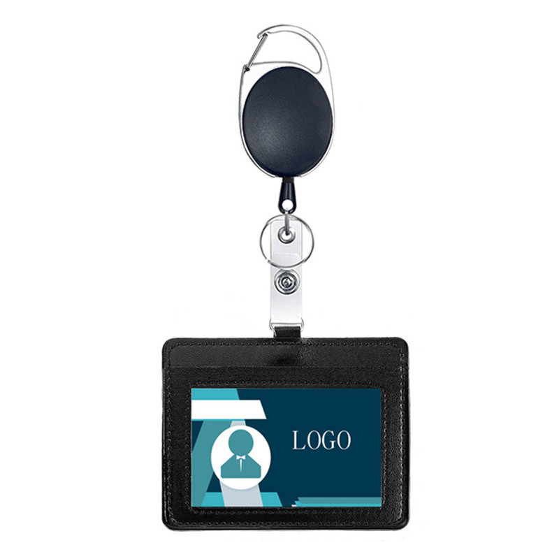 1 комплект бизнес прибиращ се държач за лична карта Аксесоари за бюро Поставка за фотокарти Ключодържател Офис консумативи Поставка за канцеларски материали Карти