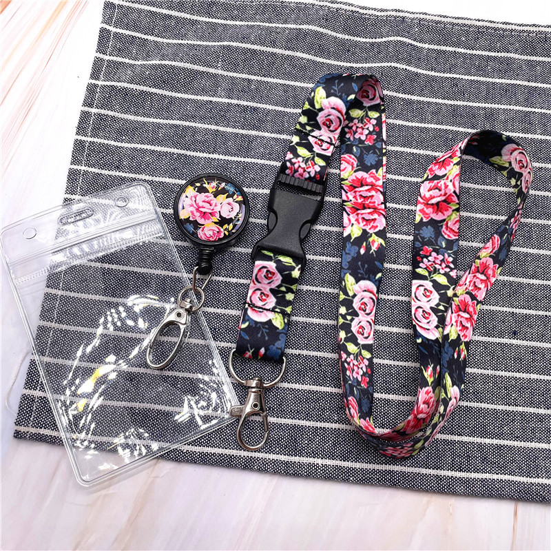 Висококачествен притежател на студентска карта за достъп Име на служител Капак за лична карта Работна значка Презрамки за врата Медицинска сестра Ключодържател за визитна карта