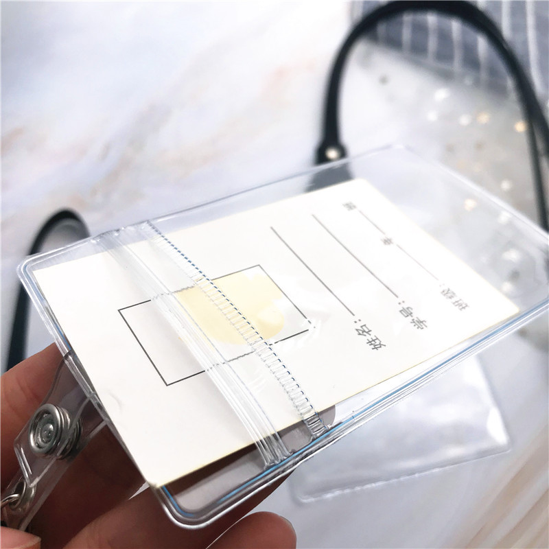 Skaidrus personalo identifikavimo vardas ir pavardė Ženkliukas ID kortelė Parodos kortelė su kaklo dirželiais Priedai Ženklelių rinkinys Virvelė