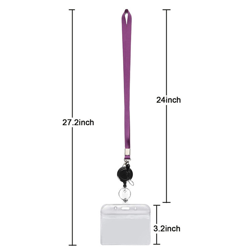 Притежател на карта с име Ключодържател Аксесоари за медицинска сестра Комплект презрамки за врат Ученически притежател на лична карта с въжета Значки Паспорт за служител