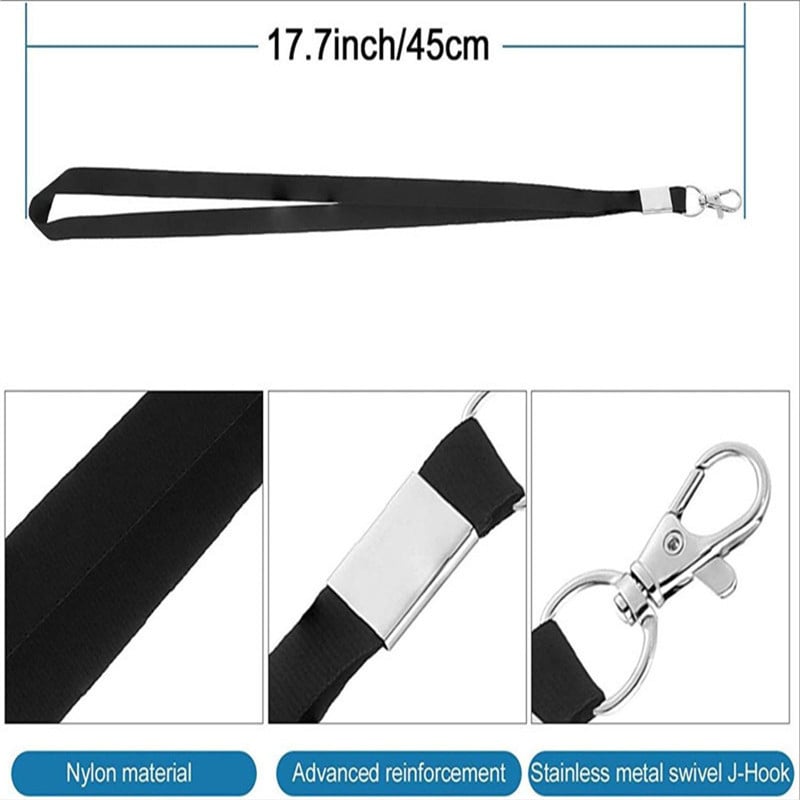 Skaidrus personalo darbo kortelių laikiklis su kaklo dirželiu, prieiga prie metro studentų autobuso maitinimo kortelių rinkinys Darbuotojo kortelės dangtelio dėklo dirželis