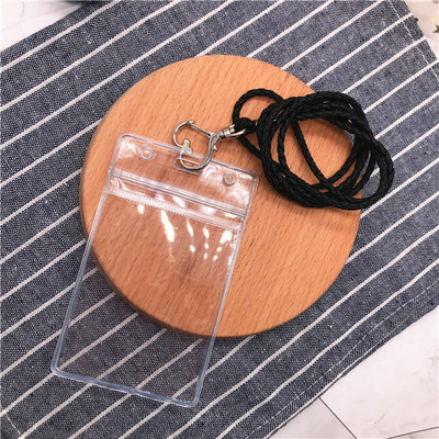 Θήκη ονομαστικής Μπρελόκ Μεταλλικά αξεσουάρ κεφαλής Σετ κορδόνι ύφανσης Ιμάντες λαιμού Επαγγελματική φοιτητική νοσοκόμα θήκη κάρτας ταυτότητας λεωφορείου