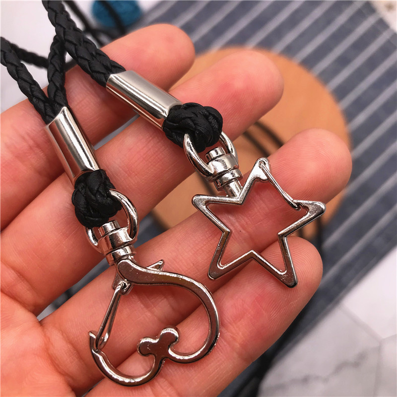 Vardo kortelių laikiklis Raktų pakabukas Metalinės galvos aksesuarų rinkinys Kaklo dirželiai Verslo studento slaugytojo autobuso asmens tapatybės kortelės laikiklis