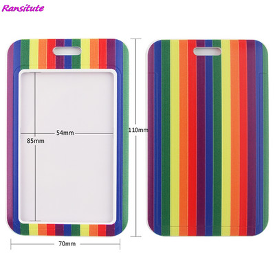 Ransitute R1421 Rainbow kreatív zsinór jelvény azonosító zsinórok Mobiltelefon kötél kulcs zsinór nyakpántok tartozékok