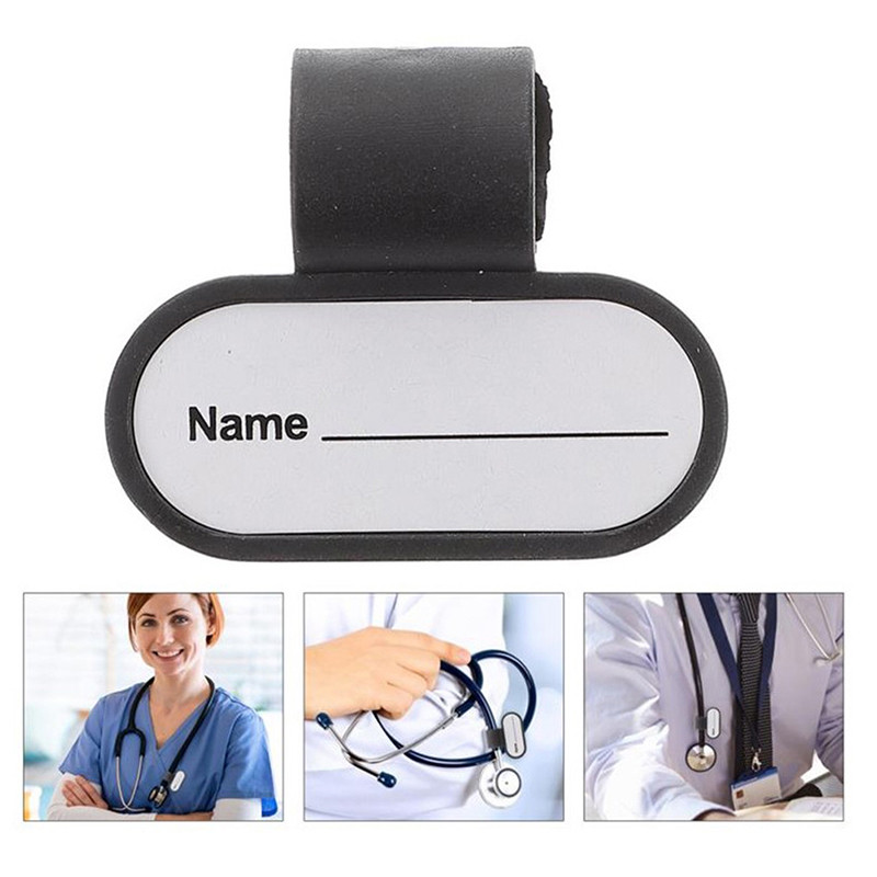 5PCS етикет с име Стетоскоп Идентификационни етикети Id Персонализирани магнити Държач Щипка Badgelabel Tube Етикети с имена Магнитна табела за значки