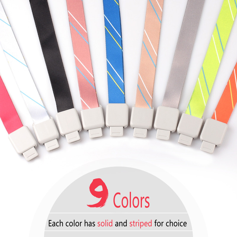 Калъф за лична карта с име Полиестерен ремък, Държач за значка за визитка Каишка за ремък Фирмени офис дисплеи