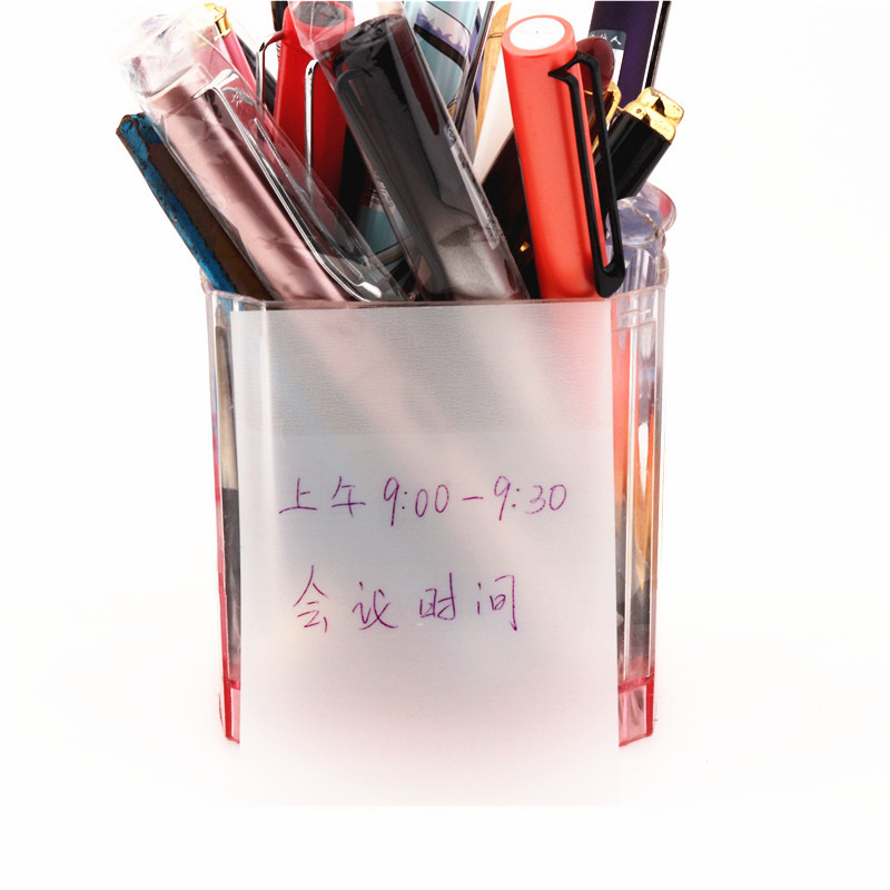 Прозрачен 50 бр. SML размер Memo Pad Отметка Маркер Мемо Стикер Хартия Офис Училищни пособия