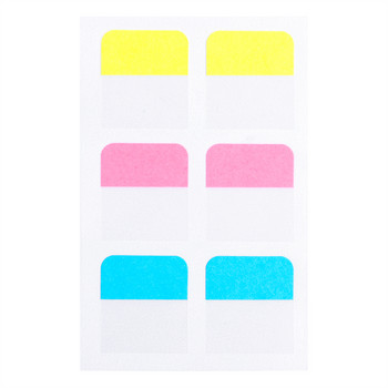 DELI Plastic Planner Αυτοκόλλητα Ευρετήριο Καρτέλες 3 χρωμάτων Προσθήκη σελιδοδείκτης Sticky Notes Διαιρέτες ευρετηρίου Σχολικών προμηθειών γραφείου για το σπίτι
