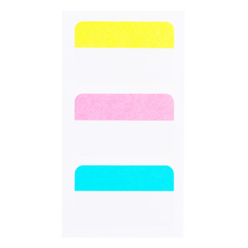DELI Plastic Planner Αυτοκόλλητα Ευρετήριο Καρτέλες 3 χρωμάτων Προσθήκη σελιδοδείκτης Sticky Notes Διαιρέτες ευρετηρίου Σχολικών προμηθειών γραφείου για το σπίτι