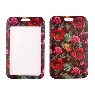 Ransitute R2898 Flower Series Measurable Lanyard Κάρτα ταυτότητας Κάρτα κλειδιού αυτοκινήτου Κάρτα κάρτας για γυμναστήριο Σήμα παιδικού μπρελόκ