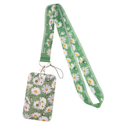Ransitute R2898 Flower Series Measurable Lanyard Κάρτα ταυτότητας Κάρτα κλειδιού αυτοκινήτου Κάρτα κάρτας για γυμναστήριο Σήμα παιδικού μπρελόκ