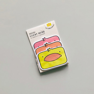 45 σεντόνια/συσκευασία Kawaii Penguin Pig Bear Cat Memo Pads Φοιτητική γραφική ύλη Σχολική προμήθεια γραφείου