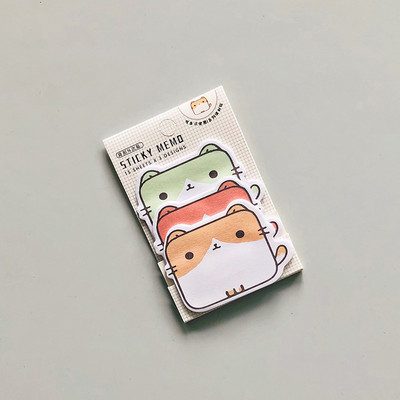 45 σεντόνια/συσκευασία Kawaii Penguin Pig Bear Cat Memo Pads Φοιτητική γραφική ύλη Σχολική προμήθεια γραφείου