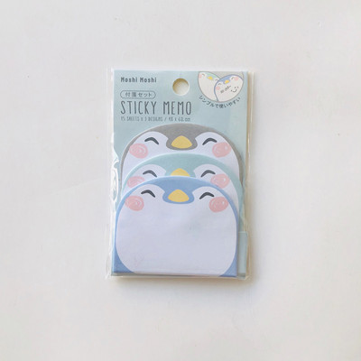 45 σεντόνια/συσκευασία Kawaii Penguin Pig Bear Cat Memo Pads Φοιτητική γραφική ύλη Σχολική προμήθεια γραφείου