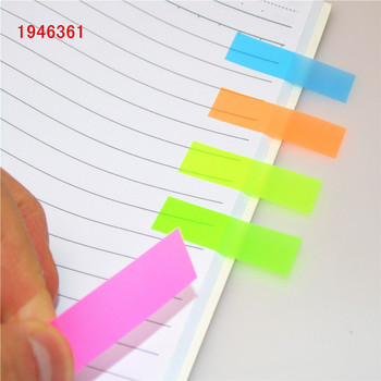 Флуоресцентен цветен самозалепващ блок за бележки Лепящи бележки Bookmark Point It Маркер Мемо Стикер Хартия Офис Училищни пособия