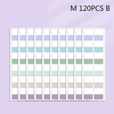 60/120/240 PCS Πολύχρωμες κολλώδεις εγγράψιμες καρτέλες ευρετηρίου με δυνατότητα επανατοποθέτησης Σημαίες για σελίδες Σημειώσεις ανάγνωσης βιβλίων