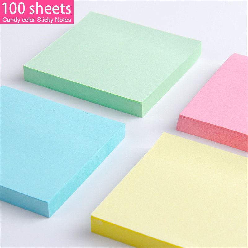 Сладки Kawaii Tabs Sticky Notes Memo Pad Канцеларски материали Memo Pad Листове Notepad Стационарен офис декорация Note Pad